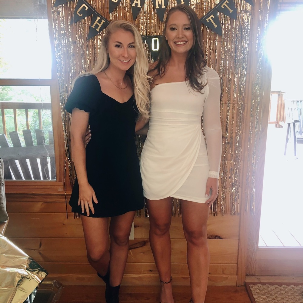 Pepper Mayo little black dress